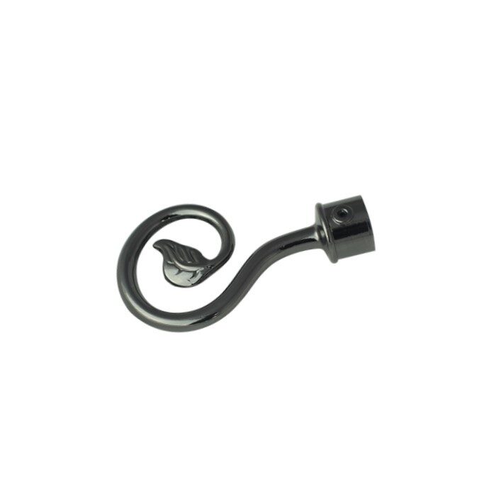 Cap ornamental VUETTA pentru galerii LEVITA16, diametru 16mm, Onyx