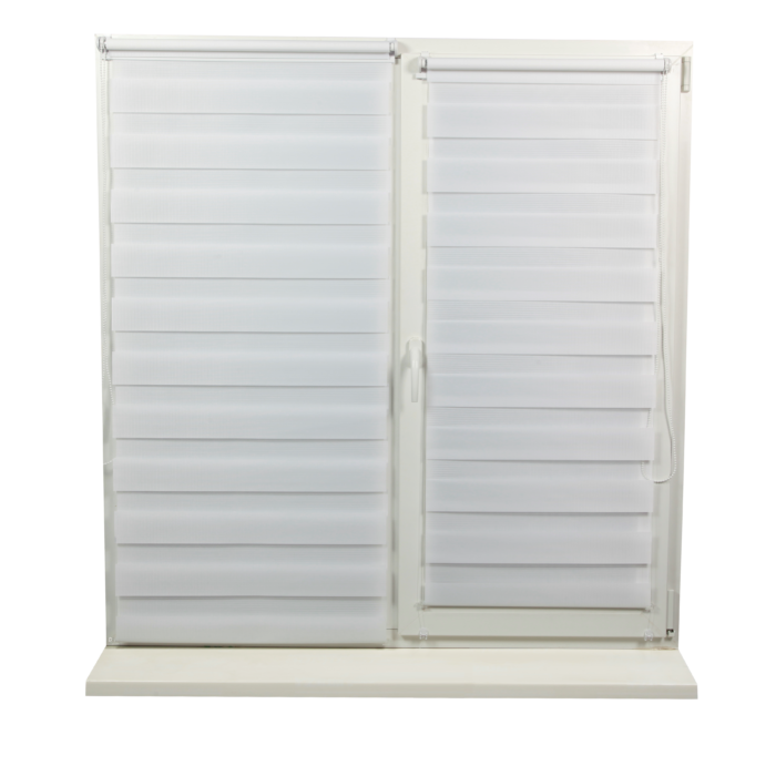 Jaluzele rulou Zi-Noapte BH -1200 Ivory 700x700 inchis