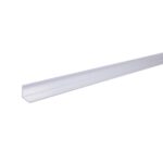 Cornier din aluminiu 10 mm silver lucios