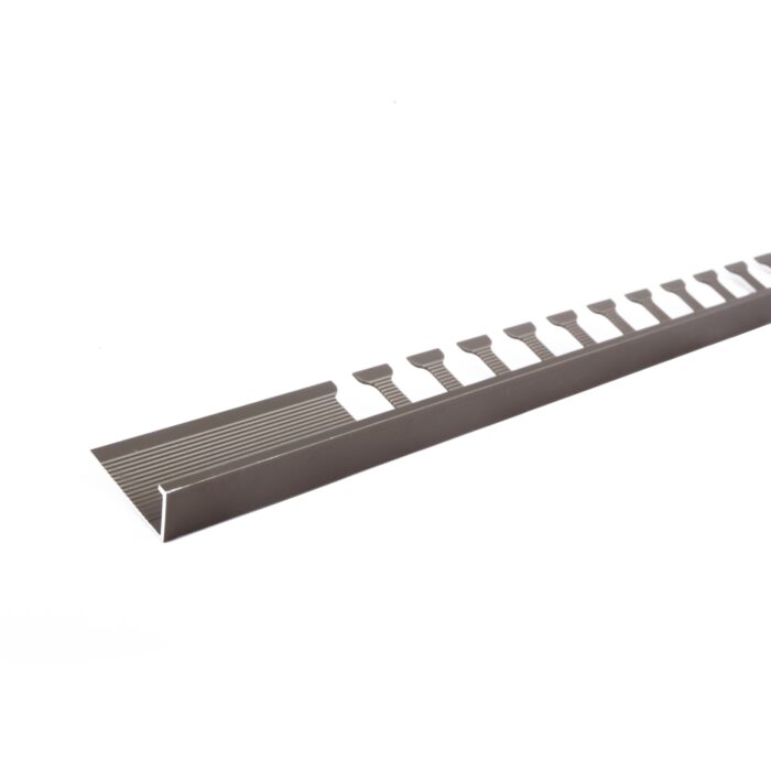 LF10, Profil flexibil din aluminiu p_u gresie, 10 mm, Champagne, 2.5 m
