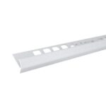 R10, Profil din aluminiu pentru trepte, 10x10 mm, Silver Matt, 2.5 m