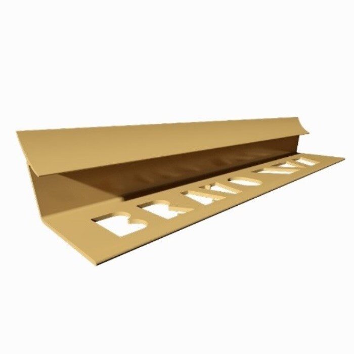 Profil PVC, Bej, intern, pentru gresie, 2.5 m