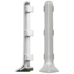 Unghi extern la plinte de aluminiu